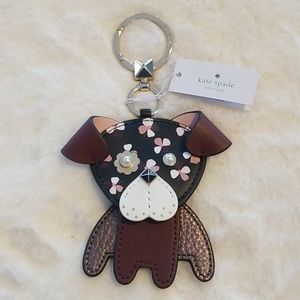 NWT Kate Spade Adorable Dog Key Fob